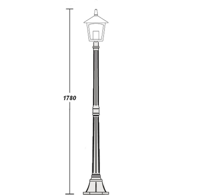 Светильники садово-парковые Praga