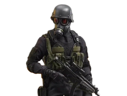 Ханк, лидер USS Alpha Team (Resident Evil, Обитель Зла) - Коллекционная фигурка 1/12 Reaper (GM520) - Gmtoys