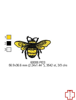 Вышивка №53 Пчела