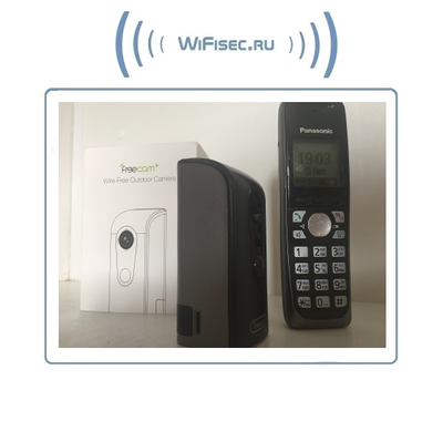 FreeCam, Всепогодная беспроводная WiFi видеокамера на аккумуляторе с DVR, HD 960p (до 90 дней) (Clever Dog)