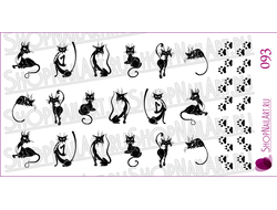 Слайдер-дизайн 093 - Кошки тату, кошачьи лапки