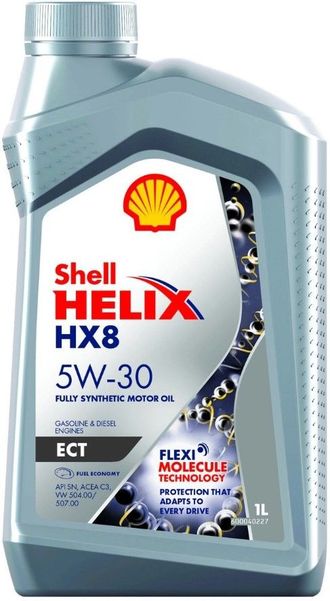 Масло моторное SHELL Helix HX8 5W30 ECT 1л синт.