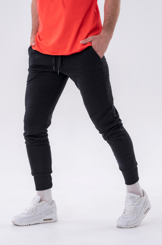 Спортивные брюки Slim sweatpants with side pockets “Reset” 321 Черные
