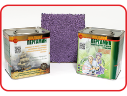 Комплект для декора и гидрофобизации венцов сруба. Фиолетовый.