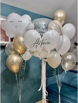 set-1-vypiska-iz-roddoma-malchik+доставка Краснодар, шарики с гелием недорого, спасибо за внука