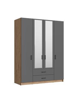 АУРА Графит Шкаф ШР-4 (Woodman)