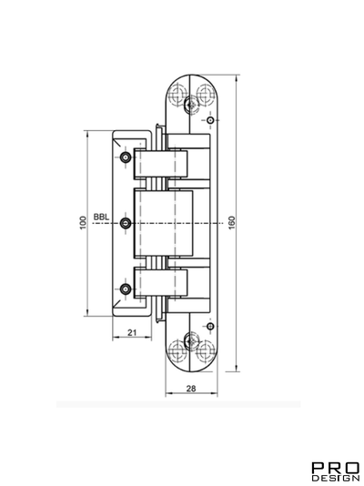 Петля SIMONSWERK Tectus TEG 310 2D
