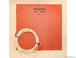 Гибкая нагревающая пластина 1000 Вт 220 В (200х200) Keenovo