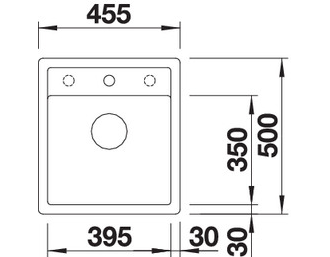 Мойка Blanco Dalago 45-F, 525870