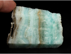 Арагонит голубой, полировка с двух сторон, Африка (65*48*10 мм, 53 г) №37756