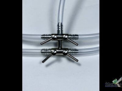 Разделитель потока с 4-мя краниками