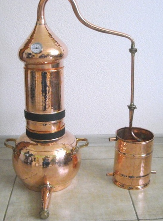 Аламбик с колонной Португалия Copper Crafts арт.1463