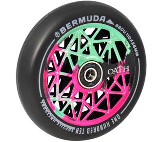 Продажа колес OATH BERMUDA (GREEN/PINK/BLACK) для трюковых самокатов в Иркутске
