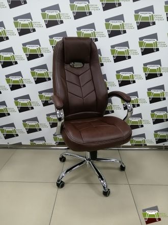 Кресло Everprof Drift M Экокожа Коричневый