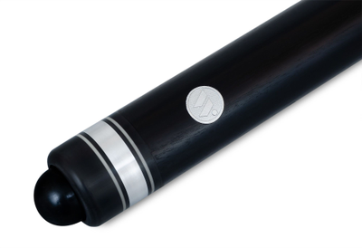 Кий / пирамида 2-pc "Классика" (термограб черный, белый) 13 запилов