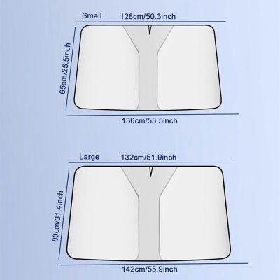 Солнцезащита для лобового стекла автомобиля SEAMETAL