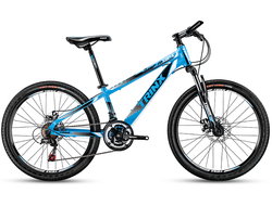 Подростковый велосипед Trinx M114 бело-черно-синий, рама 11