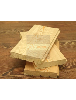 Половая доска шпунтованая 140х35х6000 мм хвойная (ель, сосна) категория "АВ"