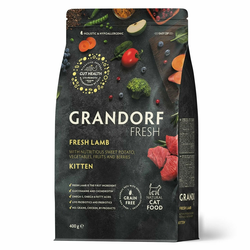 Grandorf Fresh для котят с ягненком и бататом, 400 г