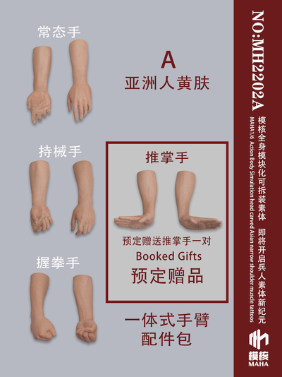 Набор сменных жестовых рук - 1/6 - ARM (MH2202A) - MAHA studio