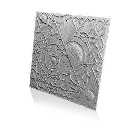 Панно гипсовое KASSIOPEA артикул SPN8