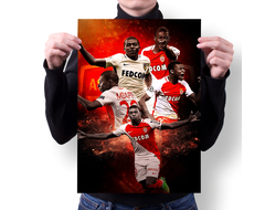 Плакат Kylian Mbappe Lottin, Килиан Мбаппе Лоттен №14