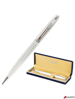 Ручка подарочная шариковая GALANT «Royal Platinum», корпус серебристый, хромированные детали, пишущий узел 0,7 мм, синяя. 140962