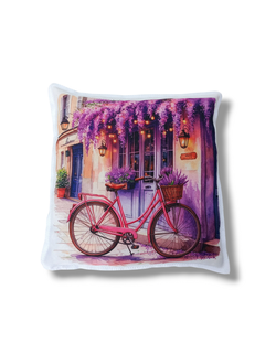 Подушка Ароматная  "Велосипед у дома"