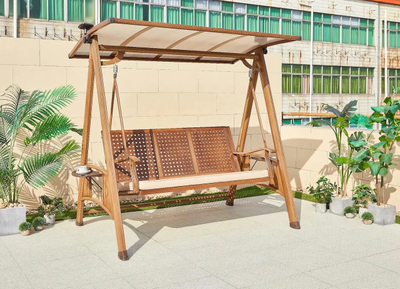 Качели садовые Magnate из алюминия. Детали 4.