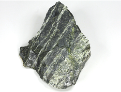 Хризотил-асбест, необработанный образец, Россия, КЧР, Урупский район, Беденский массив, м-ние Мощевая балка (80*74*34 мм, 195 г) №29881