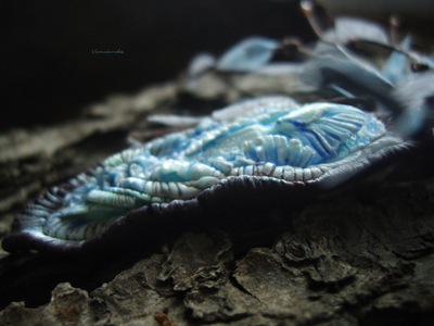 "Ледяная Дриада", необычное колье в стиле фентези