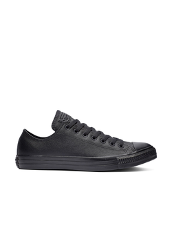 Кеды Converse Chuck Taylor All Star Mono Leather Low-Top кожаные черные низкие 135251C фото