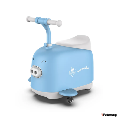 Электросамокат детский Spetime E9 Max голубой