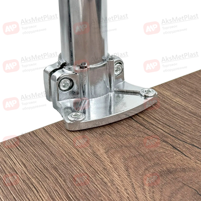 JOK-80 Зажим для полки ДСП односторонний системы Joker-Uno d=25 мм, цвет: хром