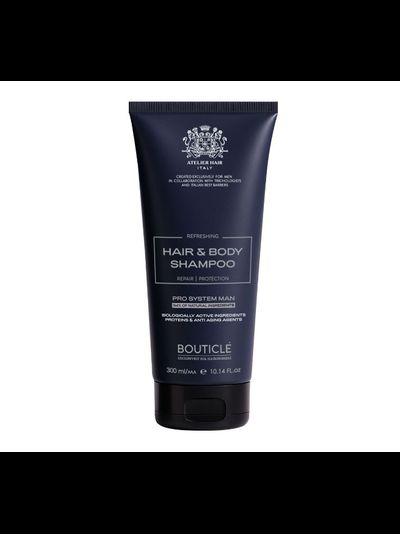 BOUTICLE MAN HAIR AND BODY SHAMPOO Шампунь для волос и тела, 300 мл