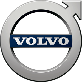 Штатная подсветка дверей с логотипом VOLVO