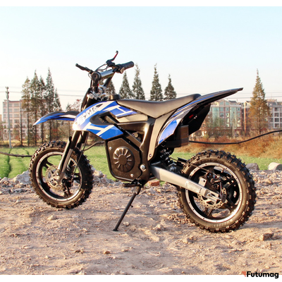 Электромотоцикл GreenCamel Питбайк DB400, 48V 1200W R10 быстросъемная батарея синий