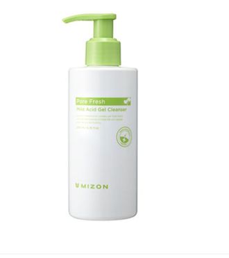 Очищающий гель для лица Pore Fresh Mild Acid Gel Cleanser MIZON 200мл