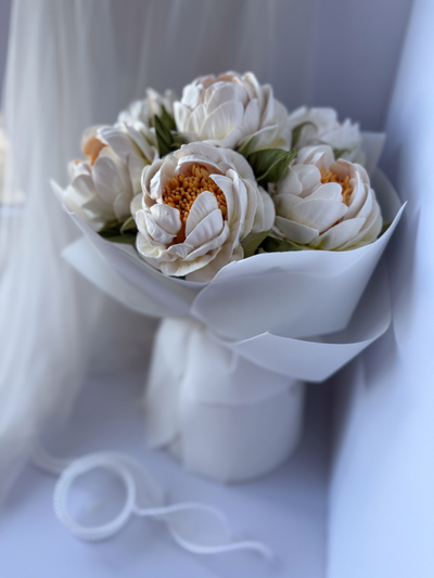 Свадебный букет из зефира