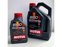 МОТОРНОЕ ОРИГИНАЛЬНОЕ МАСЛО MOTUL 8100 ECO-NERGY 5W-30, 5 литров (ВЬЕТНАМ)