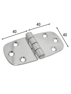 Петля неразъемная 80х40х2 мм