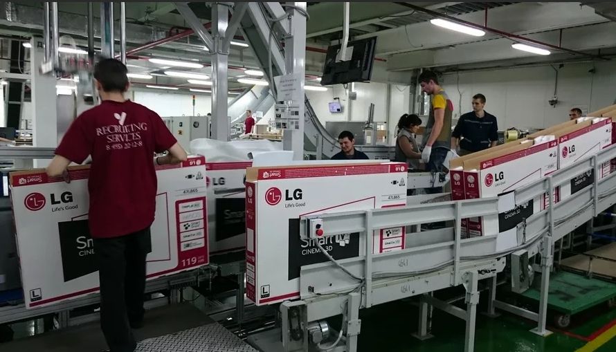 Сборщик бытовой техники LG. Работа вахтой в Москве.
