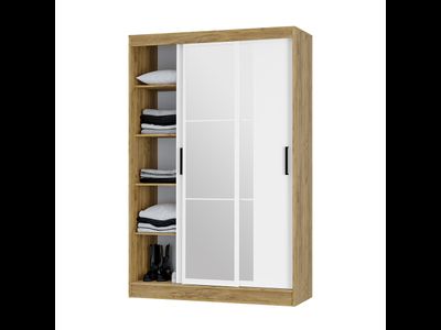 Тайм Шкаф-купе (1310*2000*500мм),крафт/ белый