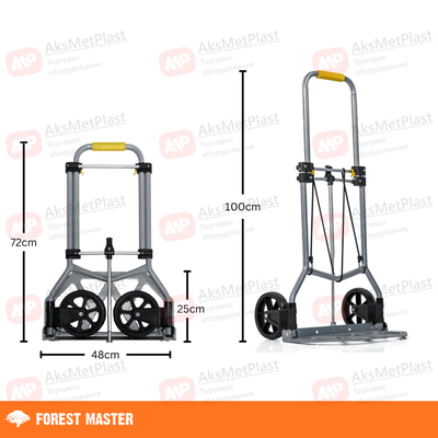 M70 Тележка складная двухколесная, для перевозки грузов до 70 кг, ручная, для дома, многофункциональная
