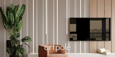 Гипсовая панель FUSION + LED артикул М-0085