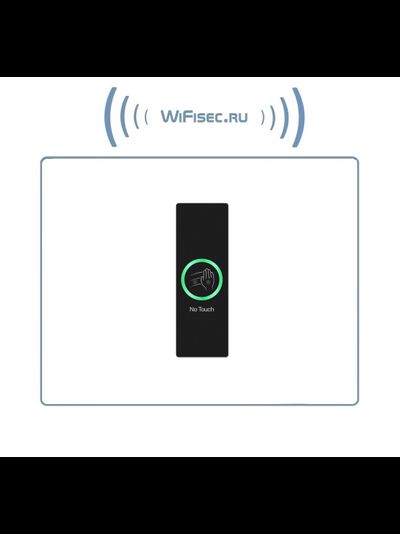 B70SL BLACK (Версия: 4015) - бесконтактная накладная кнопка с подсветкой