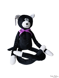 Мягкая игрушка "Чёрный кот-обнимашка"