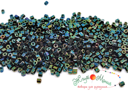 Toho Hexagon 11/0 - 5г - 84 Металлизированный Ирис зелено-коричневый