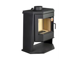 Печь-камин Бавария панорама призма с плитой, Экокамин (Россия)