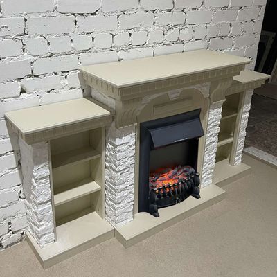 Электрокамин Дублин Премиум SL M2 с очагом Fobos